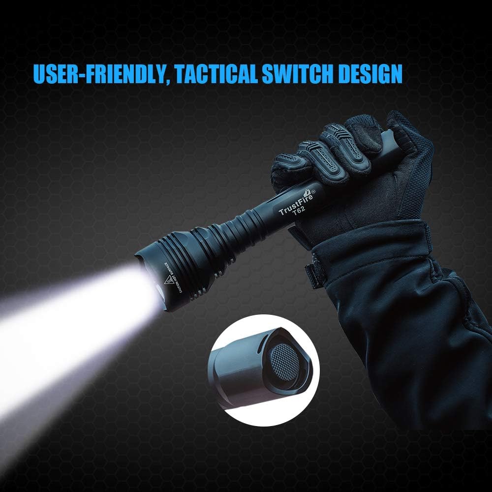 TrustFire Flashlight Rechargeable Floodlight Hurricane【Charger Photo