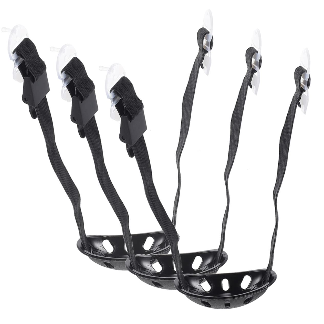 TOYANDONA Correa para La Barbilla del Casco Correas De La Barbilla del Sombrero Duro Bandas Correas De Barbilla Correa De La Barbilla del Casco Sudor Negro El Plastico
