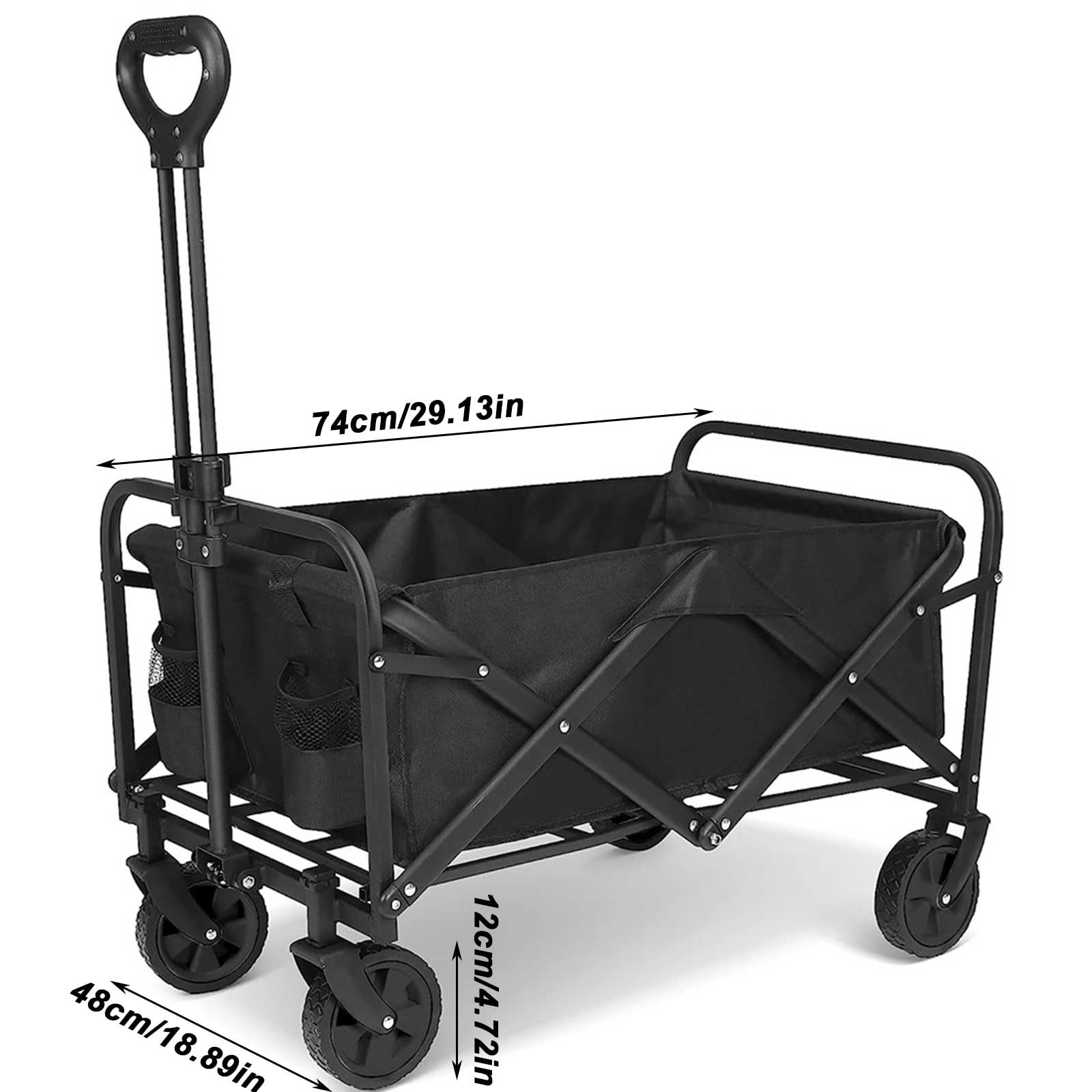 Carrello pieghevole, 150 kg, da spiaggia, per la spesa