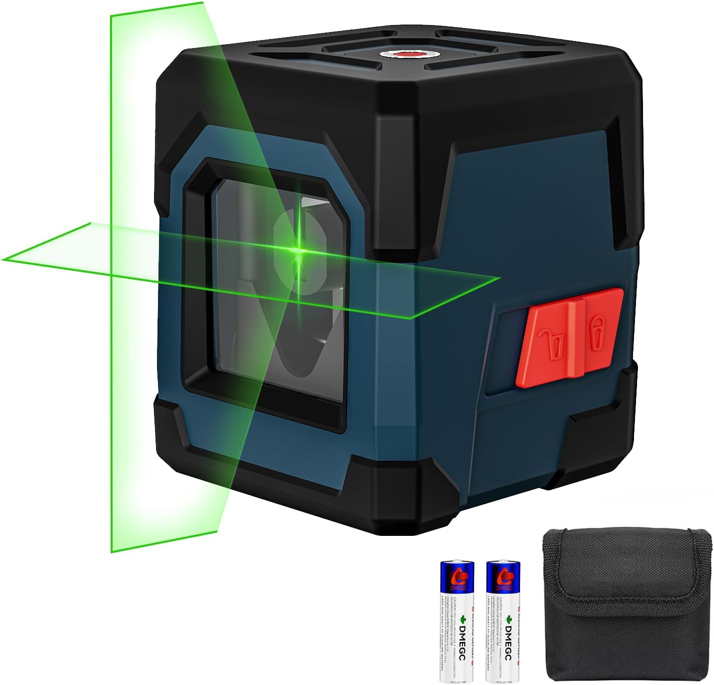 – Laser Level,RockSeed Green Cross Laser Level Horizontal and Vertical Line Rotatable 360 Degree Self Levelling Laser Level with Manual/Self-Leveling Mode Carrying Pouch,Battery Included