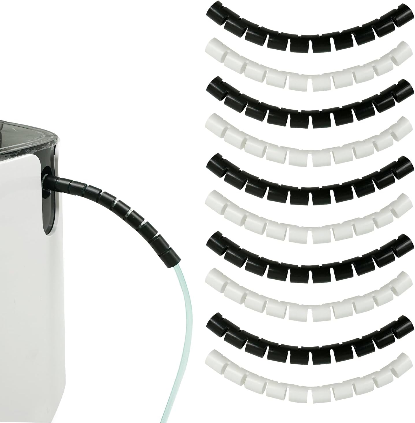 10PCS Holder for Oxygen Hose Tubing Supports for Oxygen Hose Keep Oxygen Hose from Kinking Compatible with Oxygen Hose