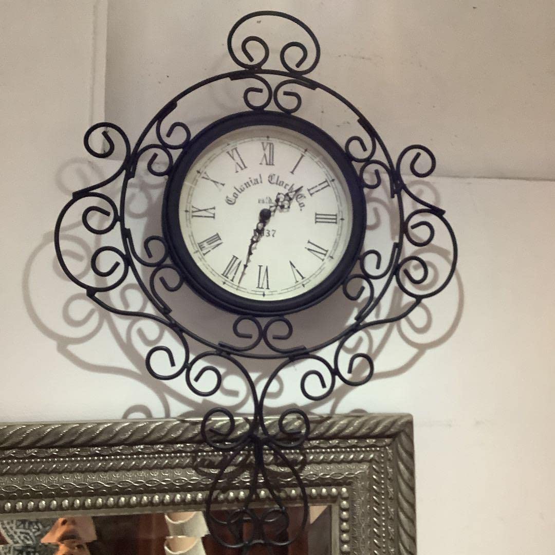 Amazon.co.jp: アイアン掛け時計 アンティーク シャビー インテリア