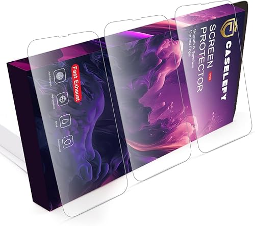 Miniatura 2 de 2.5D 9H Anti Scratch Ultra Fuerte Antihuellas Protector de pantalla de vidrio templado para iPhone 14 Pro Max (paquete de 3)