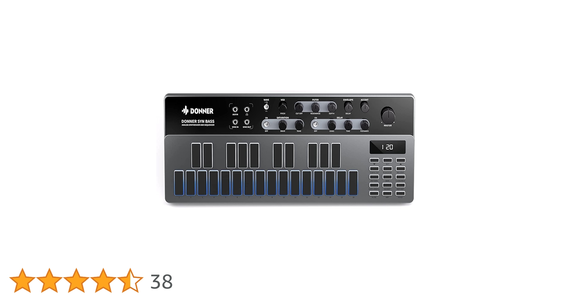 Amazon.co.jp: Donner シンセサイザー Essential B1 アナログ ベース