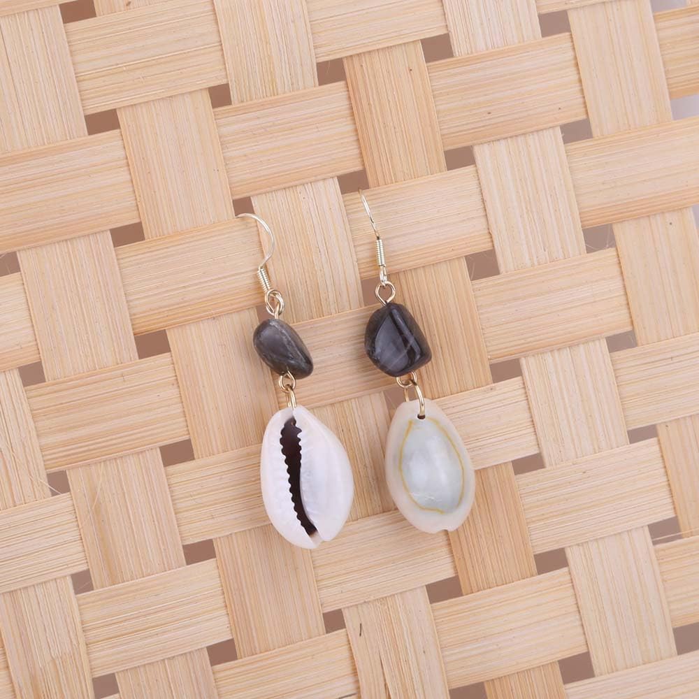 Natural Cowrie Shell Earrings for Women Gold Color Drop Earrings Dangle Beach Summer Jewelry Sea Gifts - Image 5