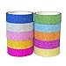 Produktbild Dosige 10er-Set Washi Tape Glitzer Deko Papier Klebeband für Scrapbooking DIY Basteln Scrapbook Aufkleber