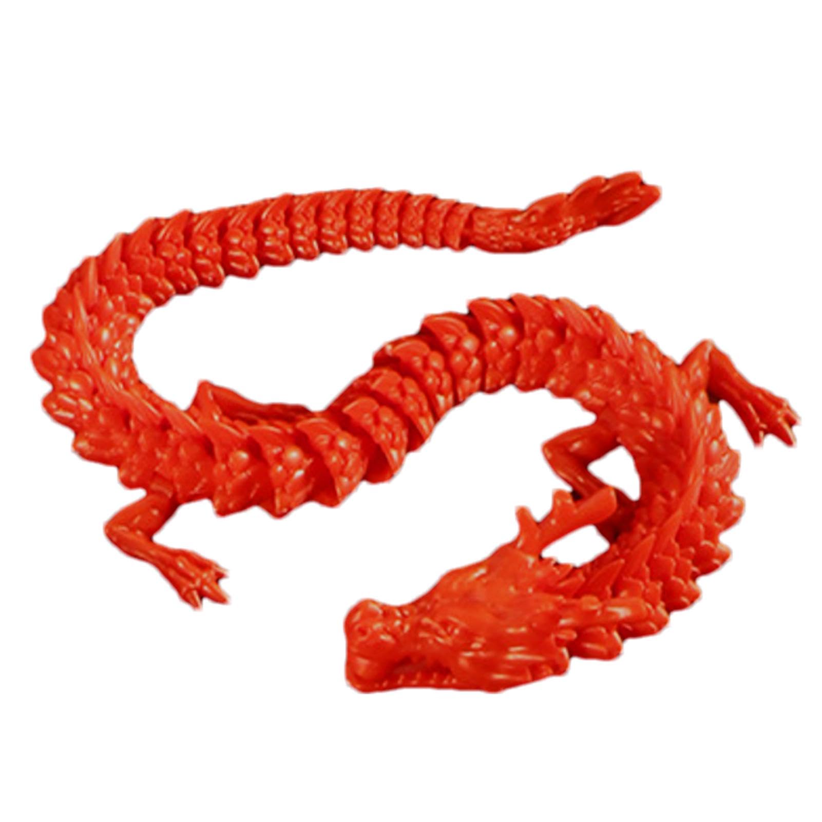 Giocattolo Fidget del drago con giunti flessibili, Drago articolato