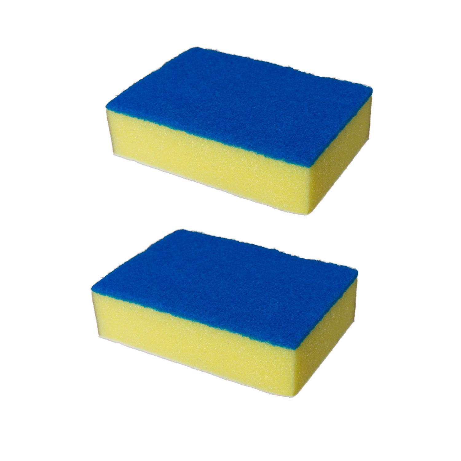 KCT Pack of 2 - Replacement Scourer Scrub Head Accessories Pack Pad Telescopic Handheld Cleaner Bath Brush