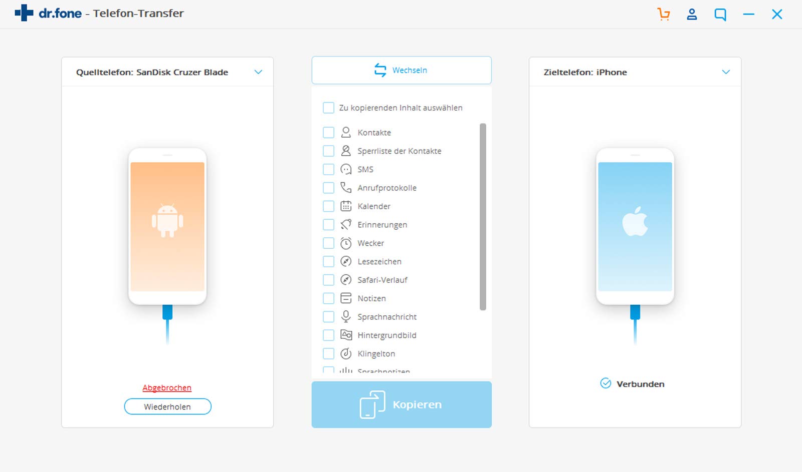 Wondershare Dr. Fone Toolkit | iOS - 1 Jahr / bis zu 5 Mobile Geräte | PC | PC Aktivierungscode per Email