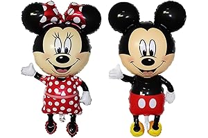 Mickey Mouse and Minnie Mouse Foil Balloons