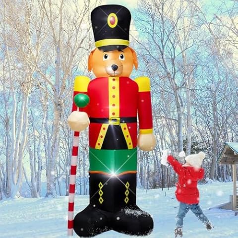 8ft Christmas Inflatable Nutcracker Decoration Cover