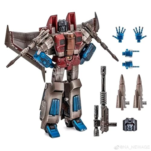 Zioizfu Newage Na H13Z Survivor Lucifer Starscream Battle Mini Damaged Ver Action Figure #TOP1