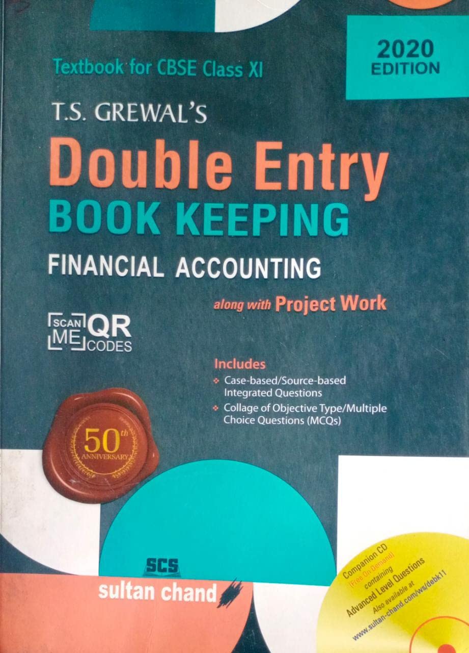 TS Grewal's Double Entry Book Keeping Class 11 Second Hand & Used Book