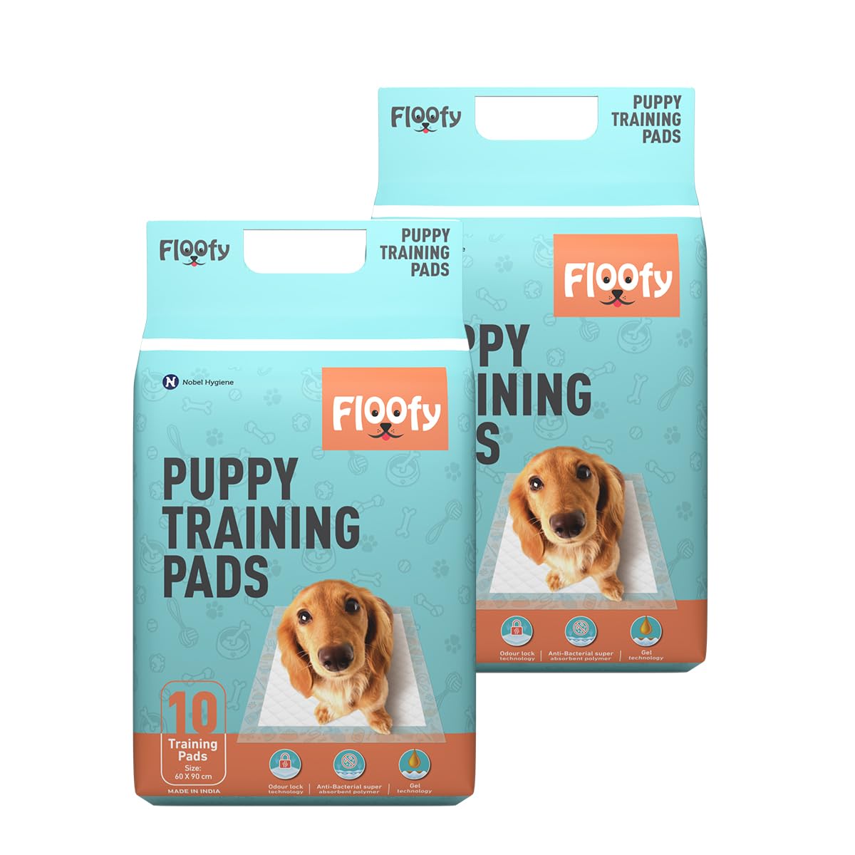 Floofy Puppy Training Pads with Leak-Proof Quick-Dry Design 20 Units (Pack of 2) (B0DFMPRZGC) Amazon Price History, Amazon Price Tracker