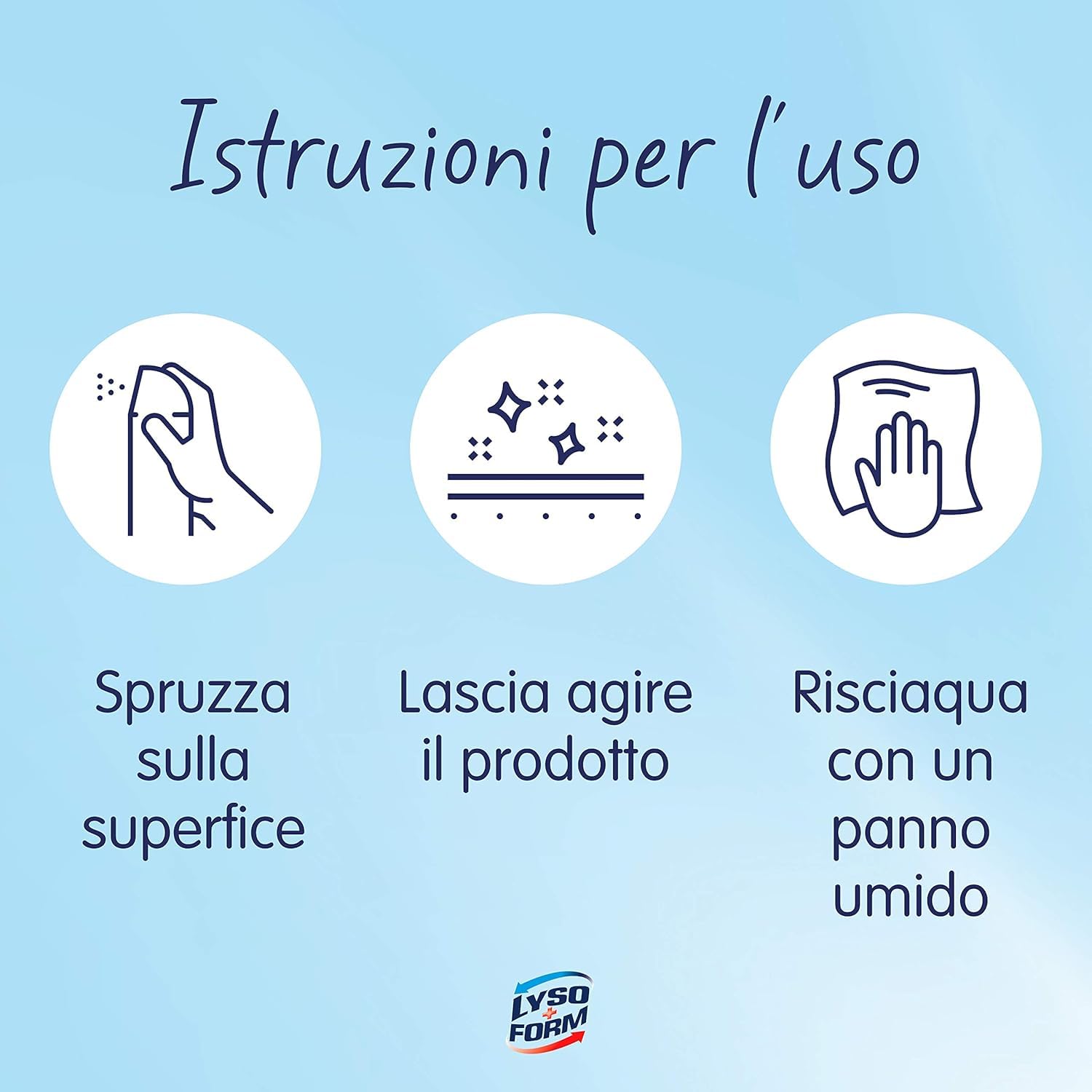 12 x Gel de manos Lysoform 100 ml – Gel de limpieza de manos higiénico sin agua – Secado rápido – Paquete ahorro de 12 botellas + llavero Italy Shop Service gratis