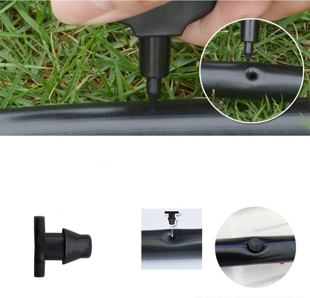 UCLEVER Drip Irrigation End Plug for 1/4 Inch Tube Closure Goof Hole