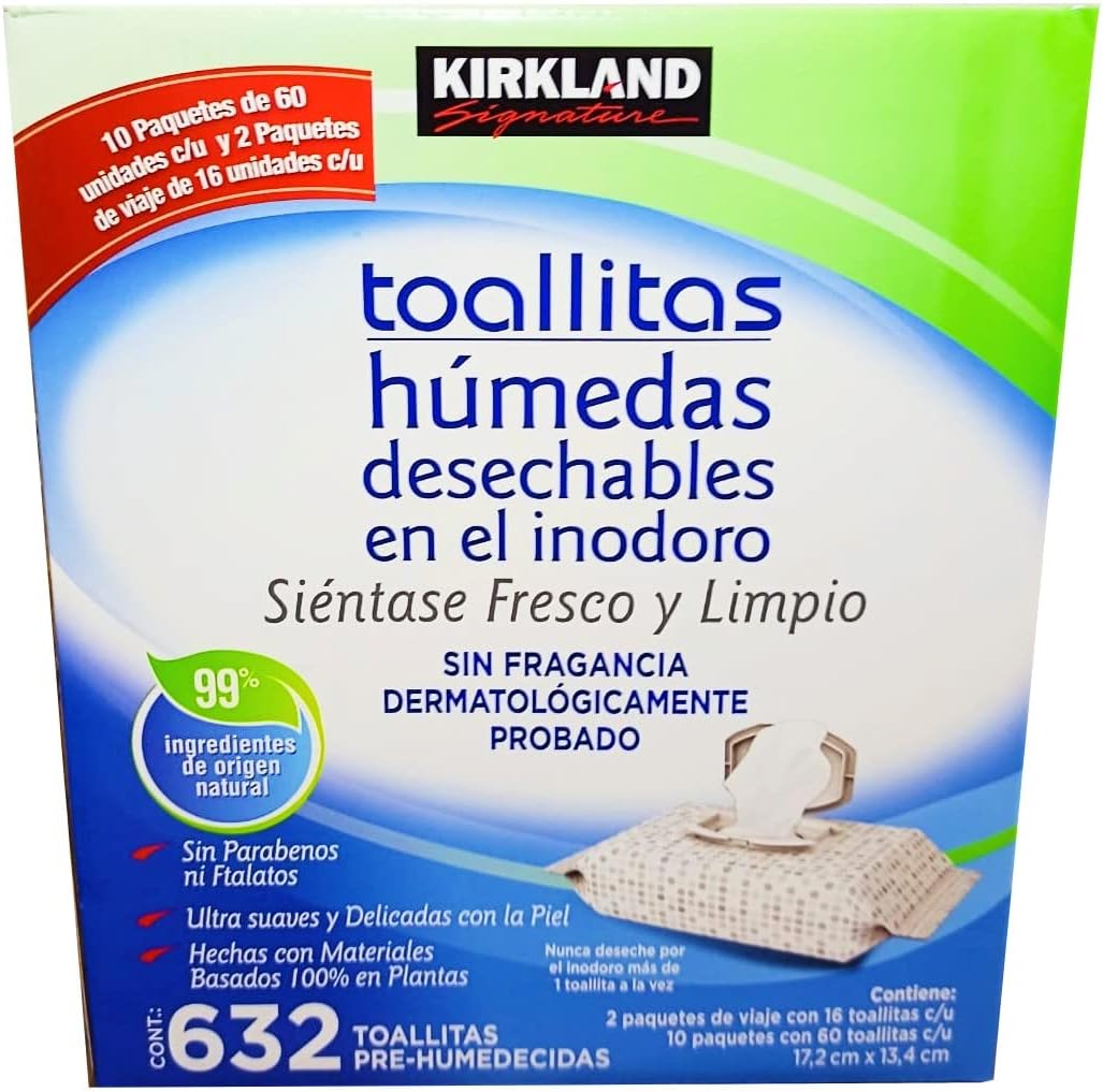 Tencel Baby Kirkland Flushable Wipes, Feel Clean Fresh