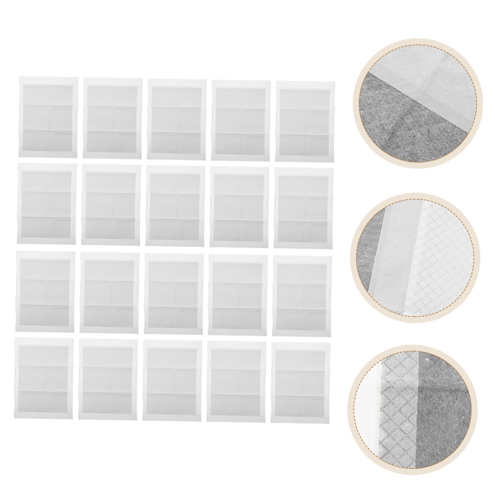 FRCOLOR 100stücke Welpen-PIPI-Pads Welpen-trainingsunterlagen Hunde-Pee-Pads für Zuhause Komfortabel und Abwassersicher