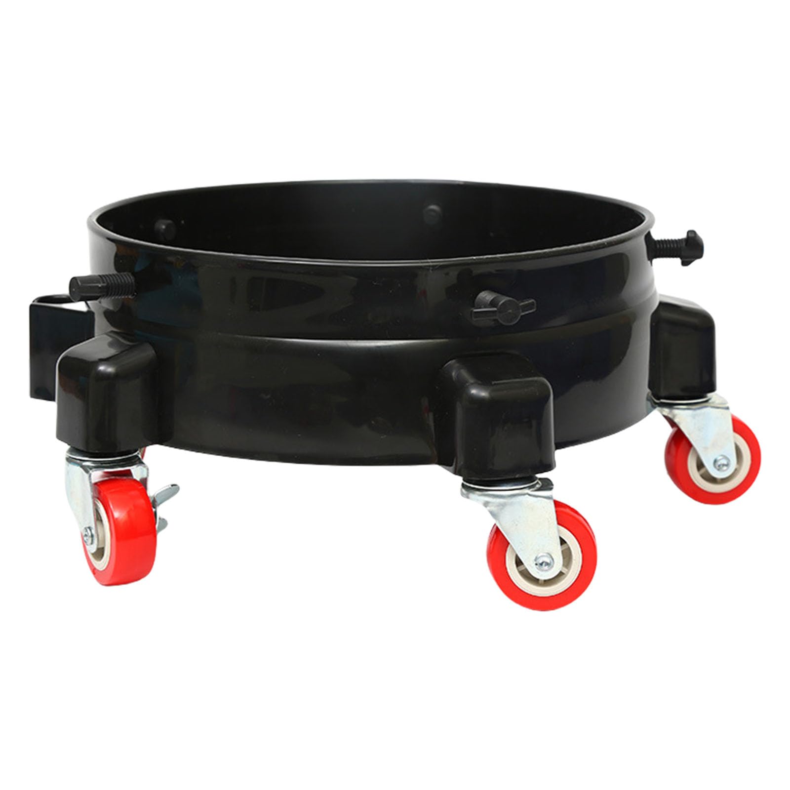 Seau de lavage de voiture portable sur roues chariot de lavage multifonction se transforme en un porte-rouleau pratique pour siège roulant