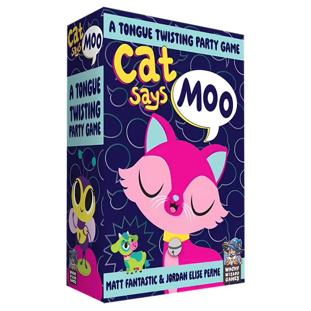 Amazon.com: Wacky Wizard Games: Cat Says Moo the Board Game : Toys