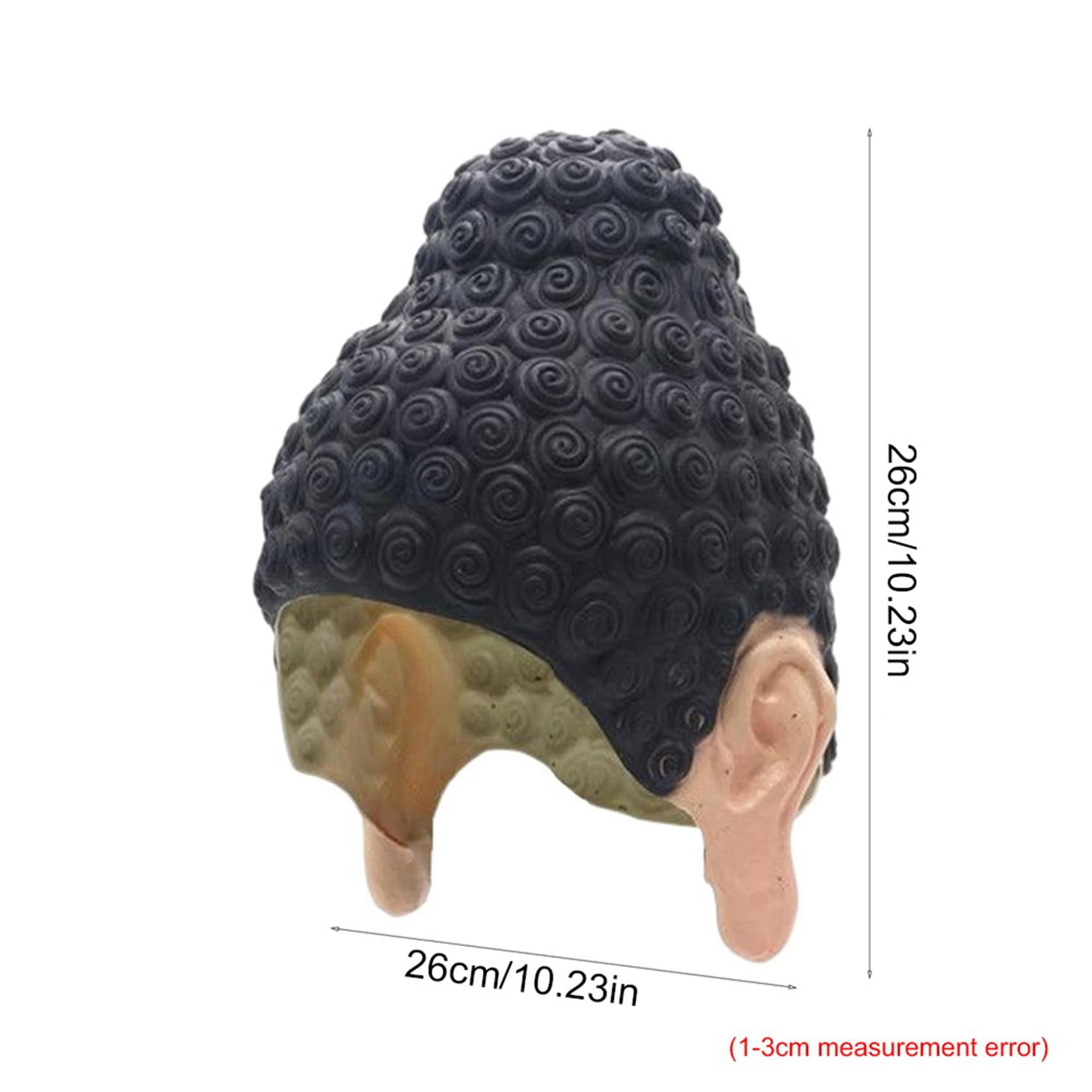 TathaGata czepki kąpielowe w kształcie Buddy, trwałe, antypoślizgowe, elastyczne, lateksowe czepki kąpielowe do surfowania, dla dzieci, dziewcząt, kobiet, mężczyzn