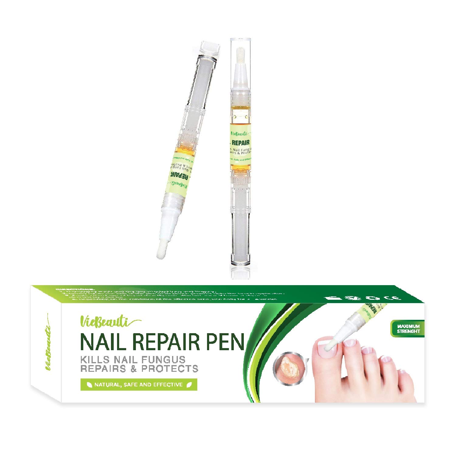 Anti-Fungus Nail Repair Pen, Restores & Rehydrates Damaged Nails, Effective on Fungal Infection [4-Piece-Set]