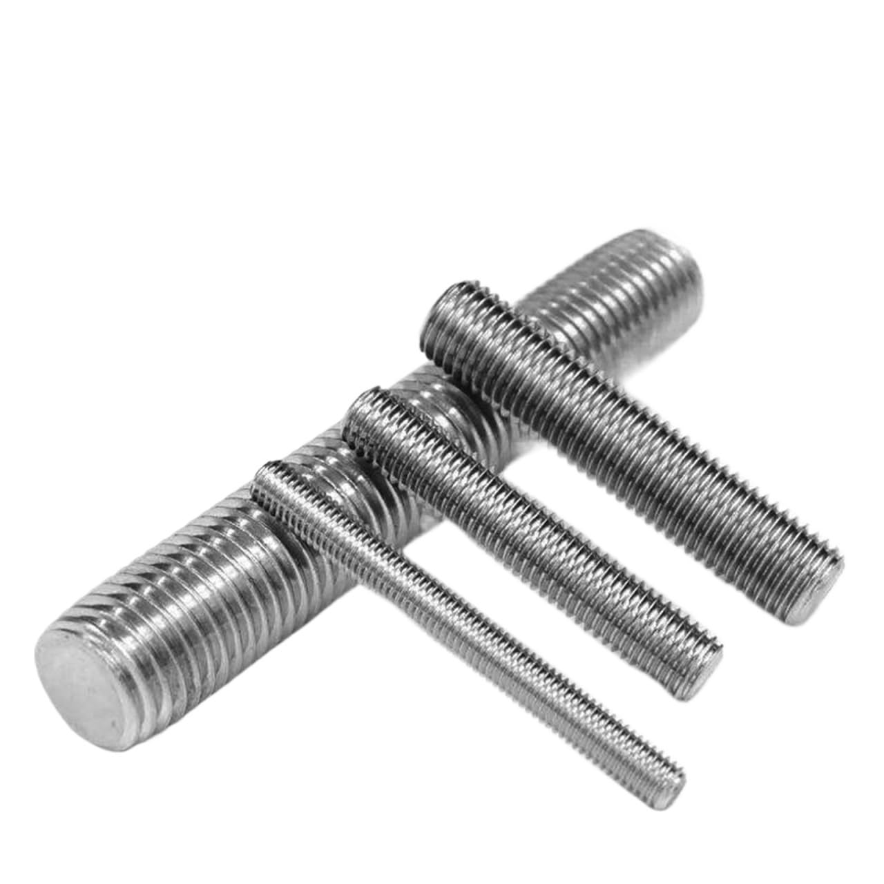 4 Tiges Filetées M3 X 130mm - Acier Inoxydable 304 - Entièrement Filetées Pas 0.5mm Pour Bricolage & Assemblage