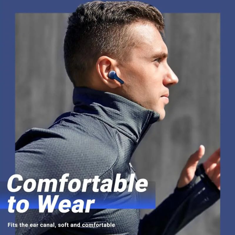 Image of AuFlex CY-T2 Crystal Transparent Wireless Earbuds Bluetooth 5.3 Air 31 Buds Charging Case Heavy Bass Stereo Earphones Noise Reduction Sports Headset (Black)