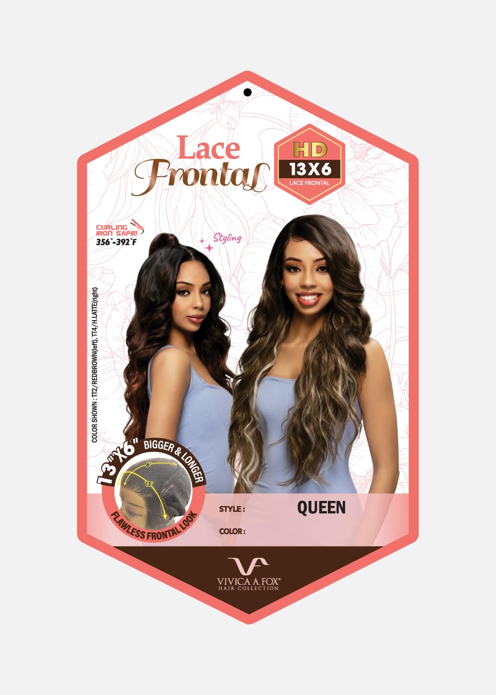 Amazon.com : Vivica A. Fox, QUEEN, 13X6 HD Lacefrontal Wig