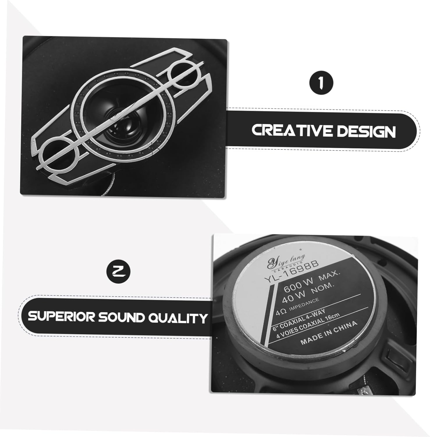 Car Speakers High Performance Loudspeaker Car Audio Stereo System Supply