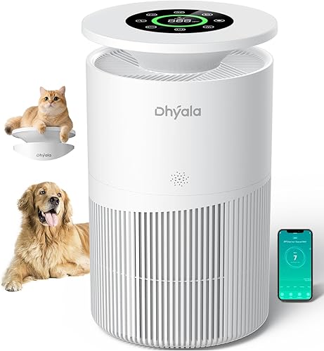 Purificador de aire para el hogar, habitación grande de hasta 3620 pies cuadrados, purificadores de aire H13 True HEPA para el hogar, polen, olor a