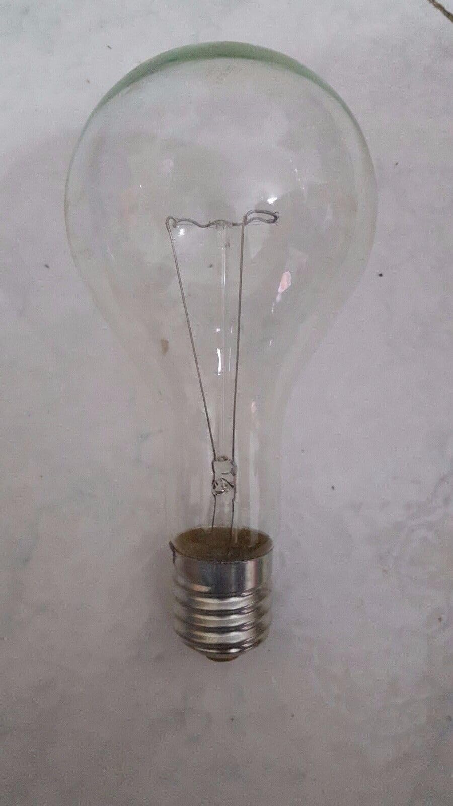 Generic LAMPADINA INCANDESCENTE TRASPARENTE E40 500W 500W Warm White 1 unità