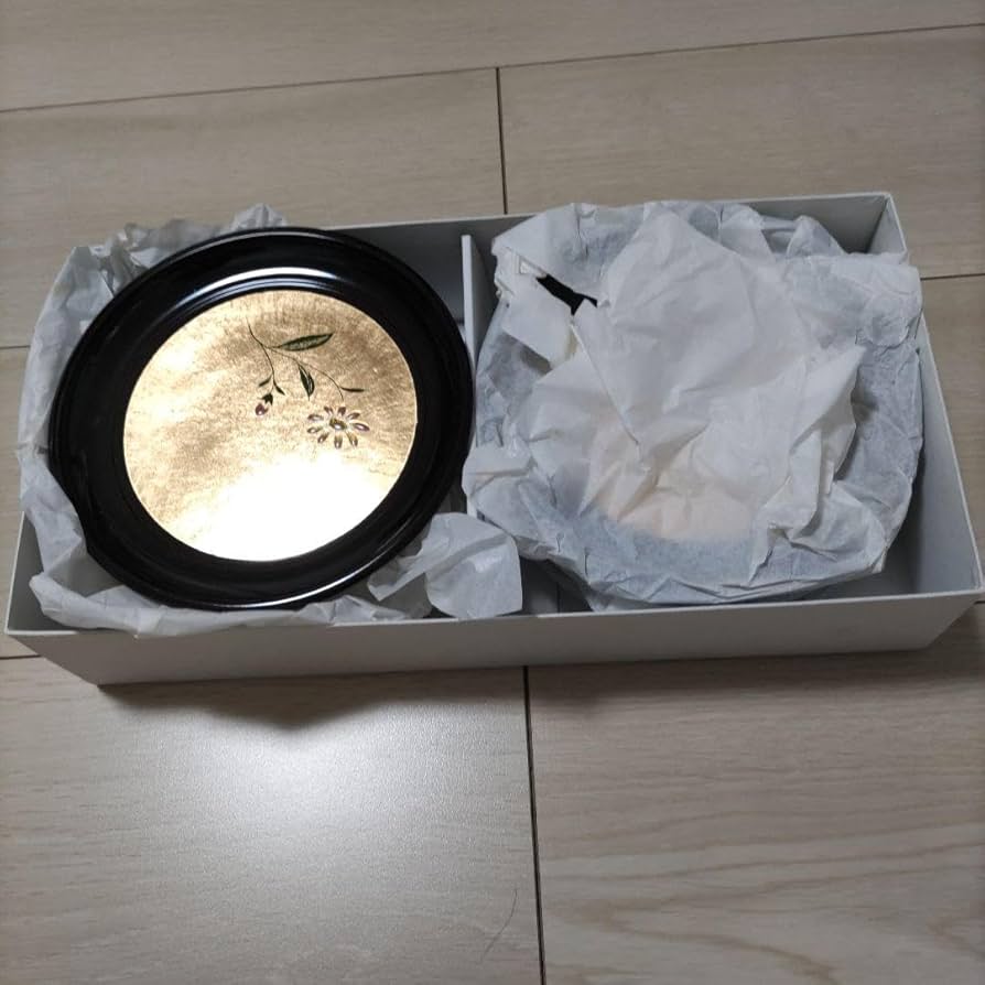 金箔　漆器　5枚　新品 Amazon.co.jp: 金箔漆高級漆器16センチ5枚箱入り : おもちゃ