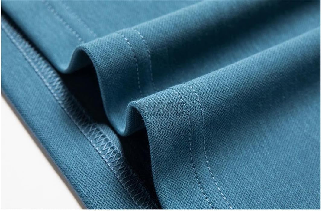 Men Lapel Solid Polo Shirt Long Sleeve Button Striped Patchwork Business Casual Shirts Top