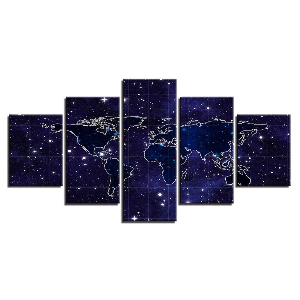 Peinture décorative star map pour créer un cocon moderne à la maison