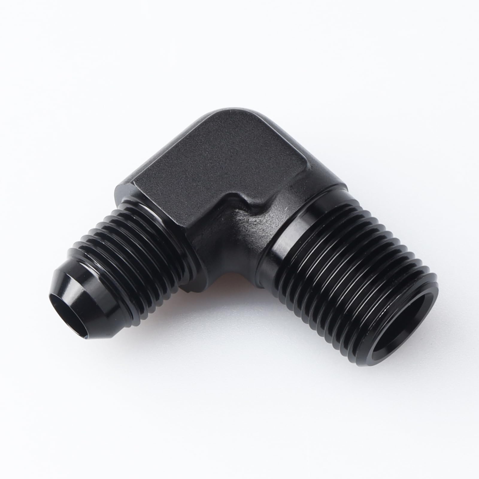 Fourage Aluminio Hembra AN6 Giratorio A 3/8 "Barb 90 Grados Push