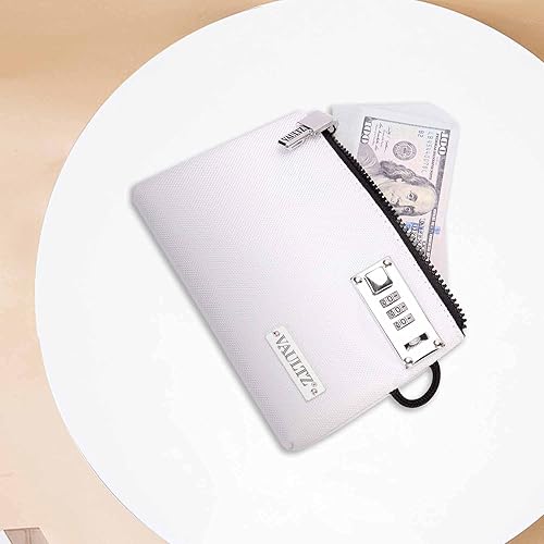 Miniatura 4 de Vaultz Bolsa de accesorios de bloqueo, 5x8 pulgadas, blanco (VZ03988)