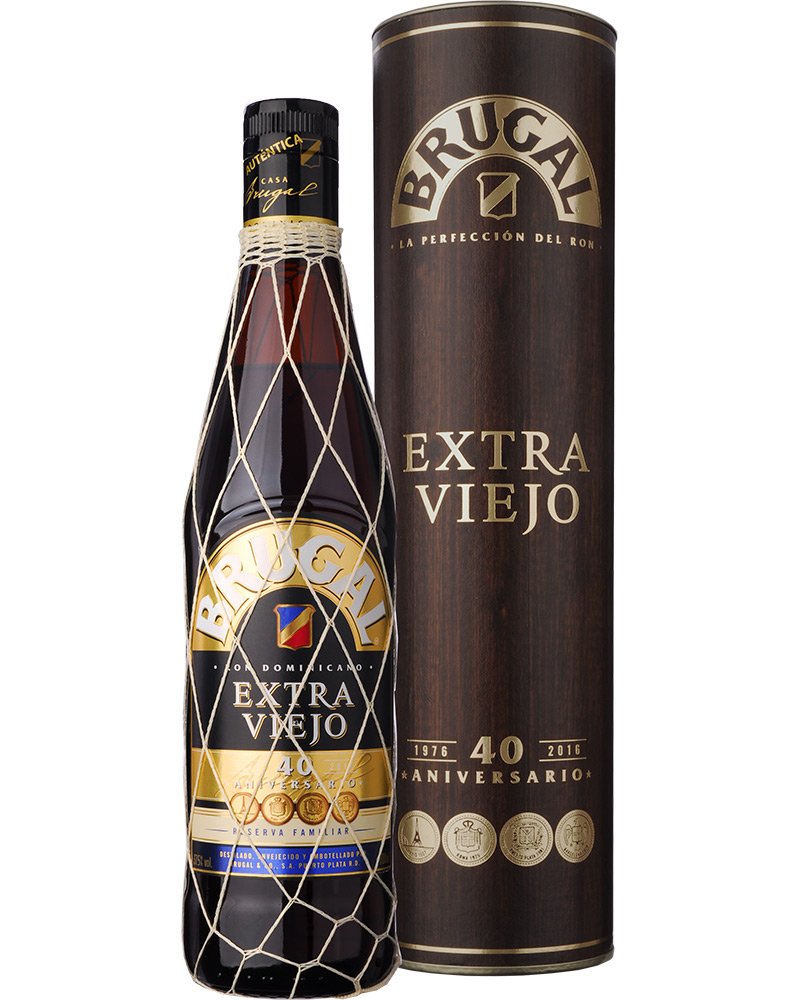 Ron Brugal Extra Viejo Reserva Familiar Golden Rum in Geschenkverpackung (1 x 0.7 l)