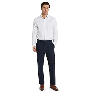 Michael Kors Mens Newbury Classic Fit Dress Pants Stretch Fabric Chino Pant Kahki Pant for Business Casual Wear