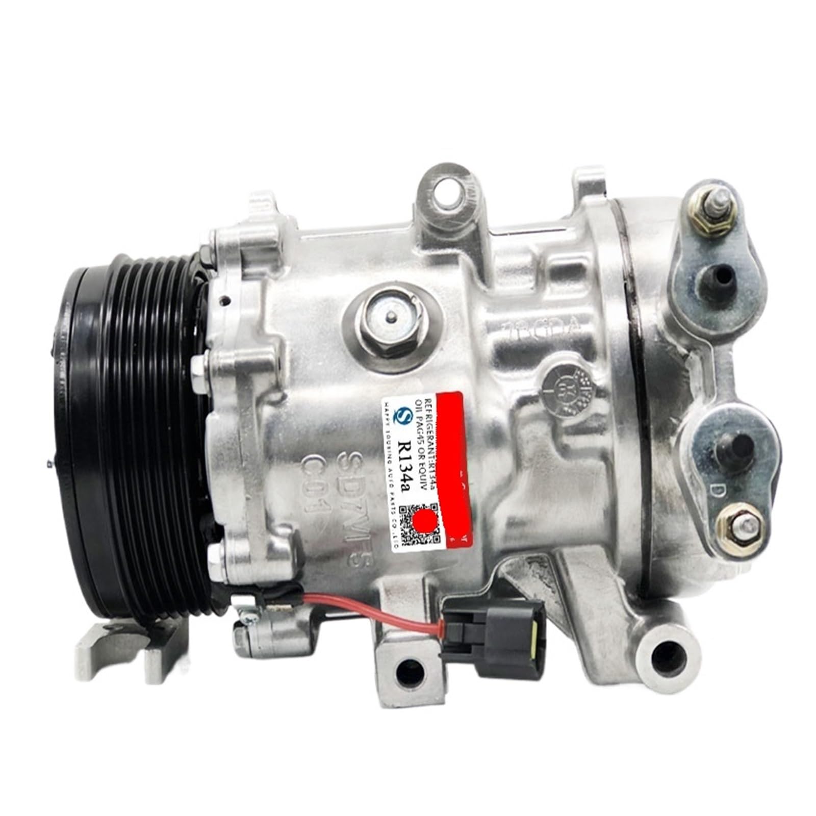 Jweinenl 1Pcs Sd7v16,Compatible For Changan,Cs75 Cs55 C301 Cs95 8103100-Bh01 8103100Bh01，Compatible For Sanden,1058 6Pk, Automobile Ac Compressor