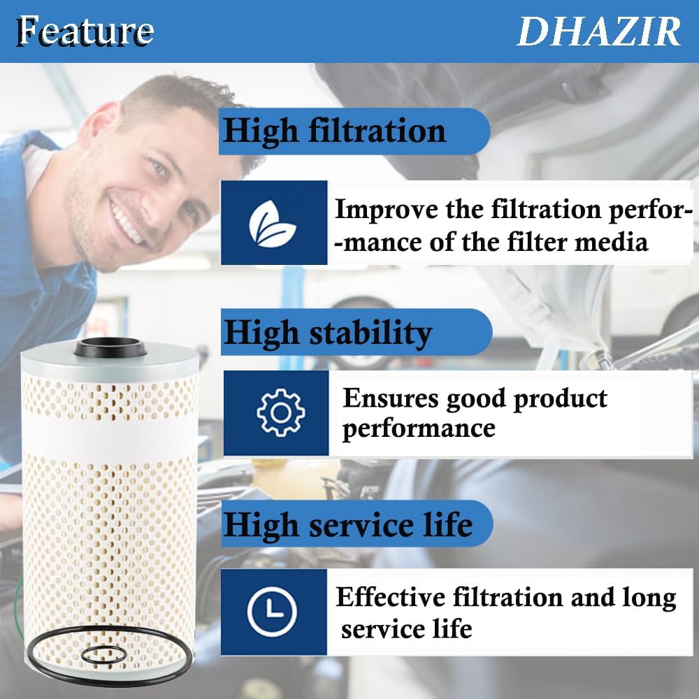 P550757 FF5369 Fuel Filter Water Separator Kit Element Replacement Compatible with Freightliner Diesel Engine Trucks Replaces L3578FN FF5369W 380087 85105574 PF7548 23521528 6PACK