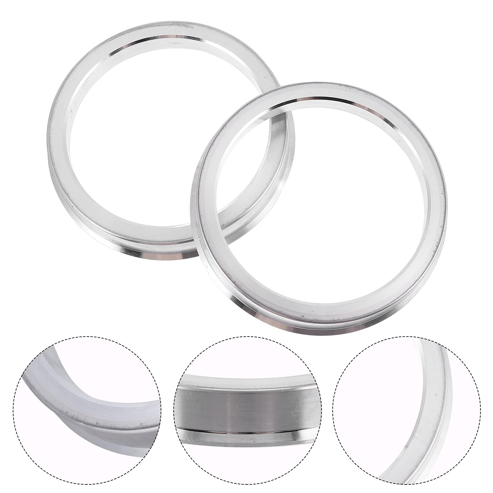 Pneugo! 4 Anelli Di Centraggio Per Cerchi In Lega | Da 71.6 Mm A 67.1 Mm | In Plastica Rinforzata Con Fibra Di Vetro | Made In Germany