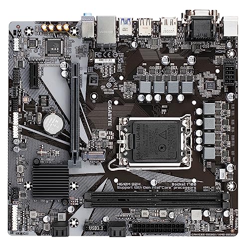 GIGABYTE H610M S2H carte mère Intel H610 Express LGA 1700 micro ATX Neuf - vue 7