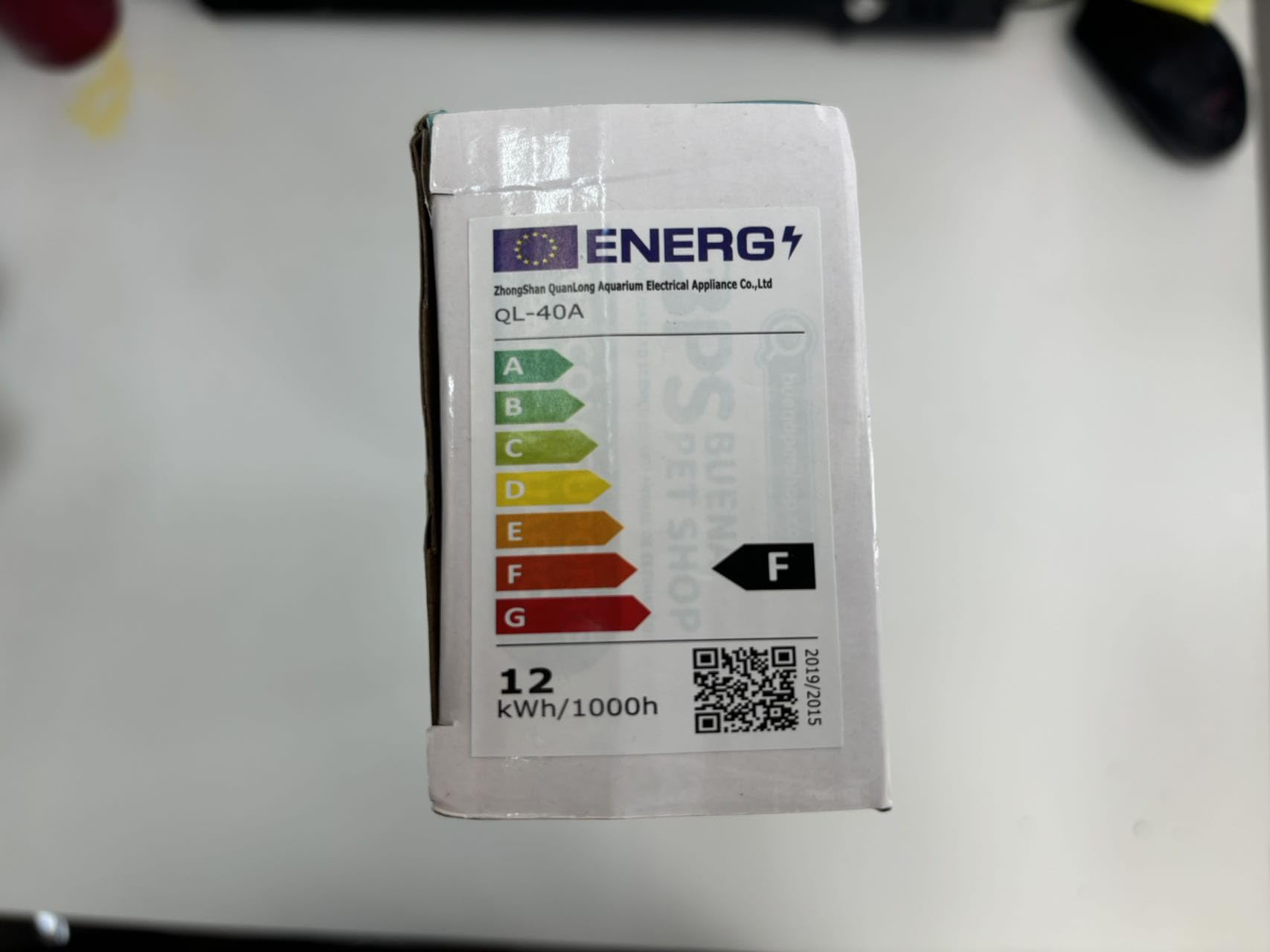 BPS Aquarium LED Light 15W Lampada per acquario 4000K impermeabile con staffa estensibile