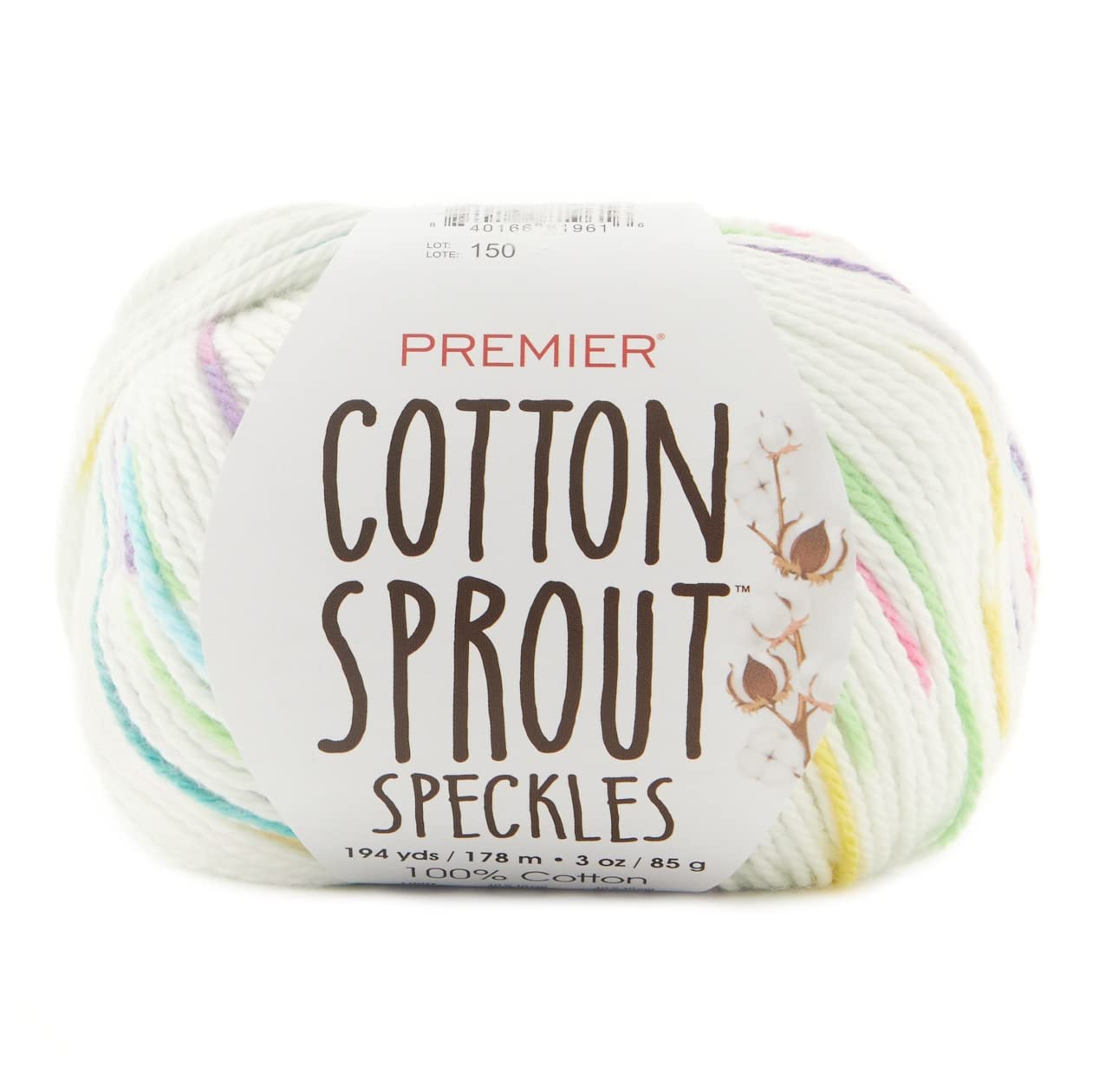 Cotton Sprout Speckles Yarn-Candy pour tricoter vos vêtements d'été