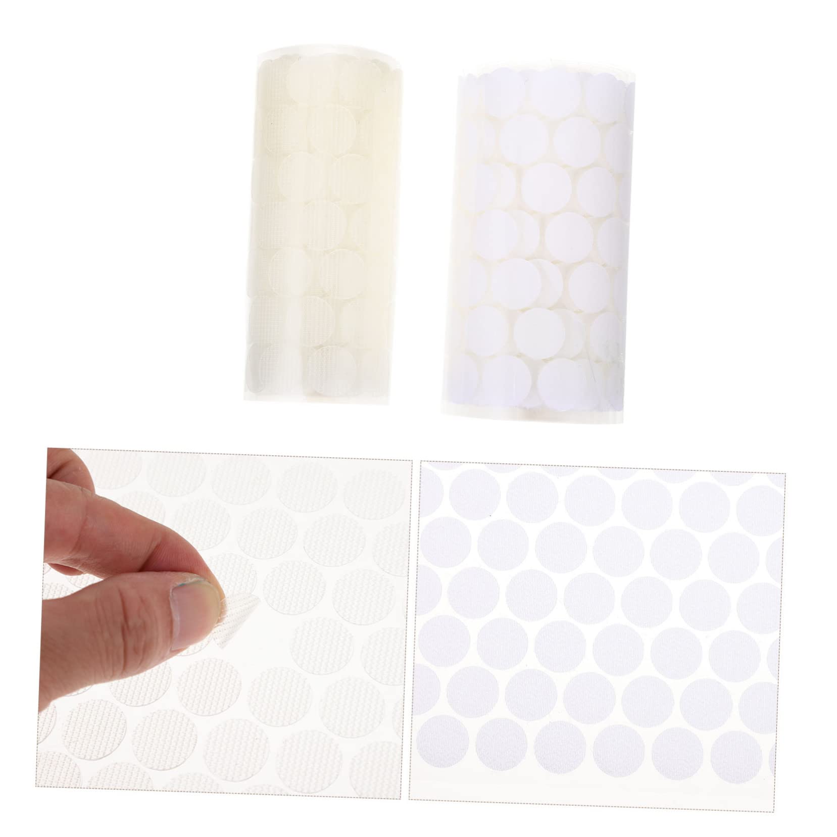 EXCEART 1500pares Almohadillas Adhesivas Redondas Transparentes Para Bricolaje Autoadhesivas y Resistentes Para Manualidades Decoraciones y Fijación De Objetos Casa y Oficina