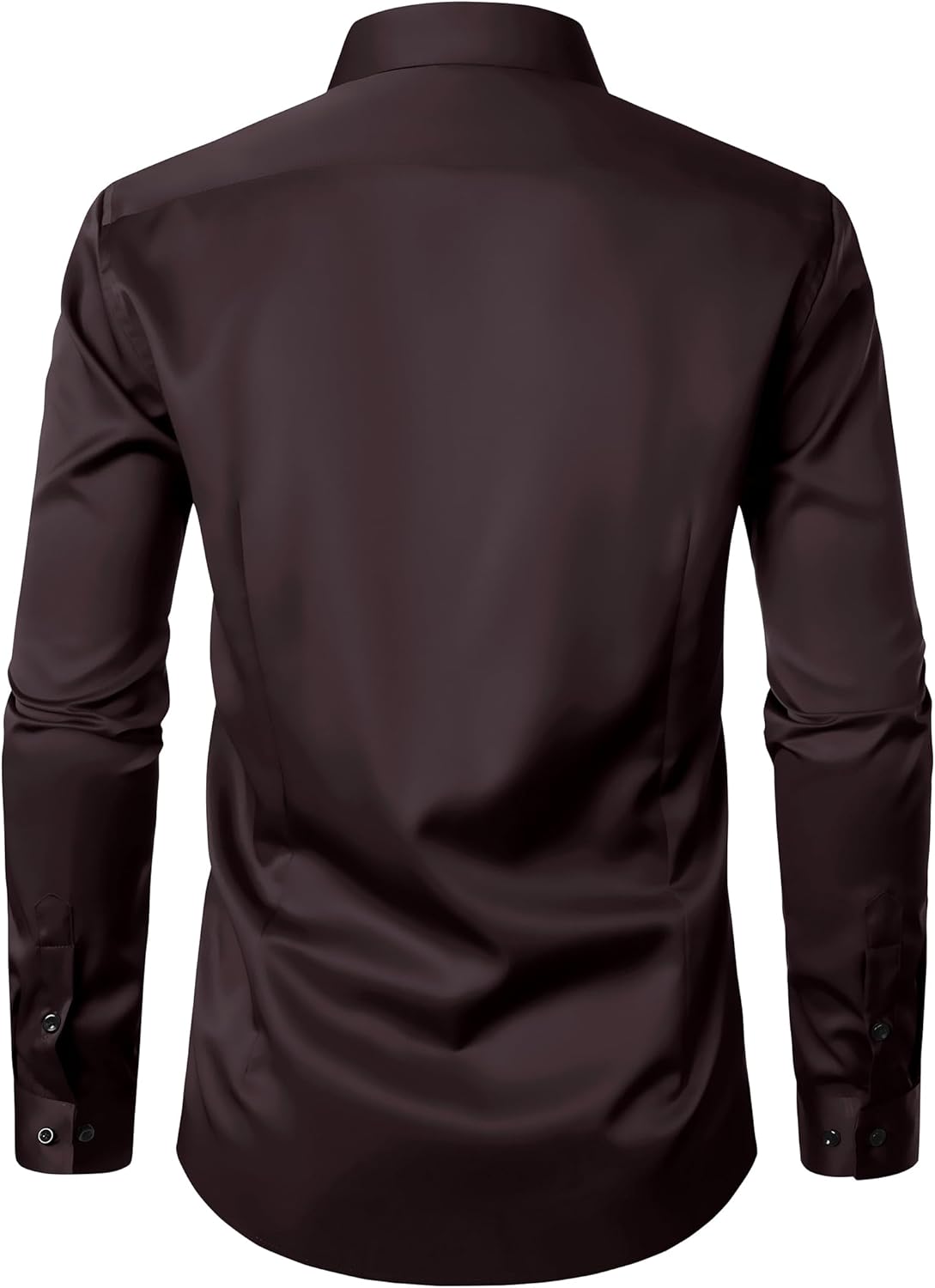 ZEROYAA Men's Long Sleeve Dress Shirt Modern Slim Fit Wrinkle-Free Casual Business Button Up Shirts - Image 3