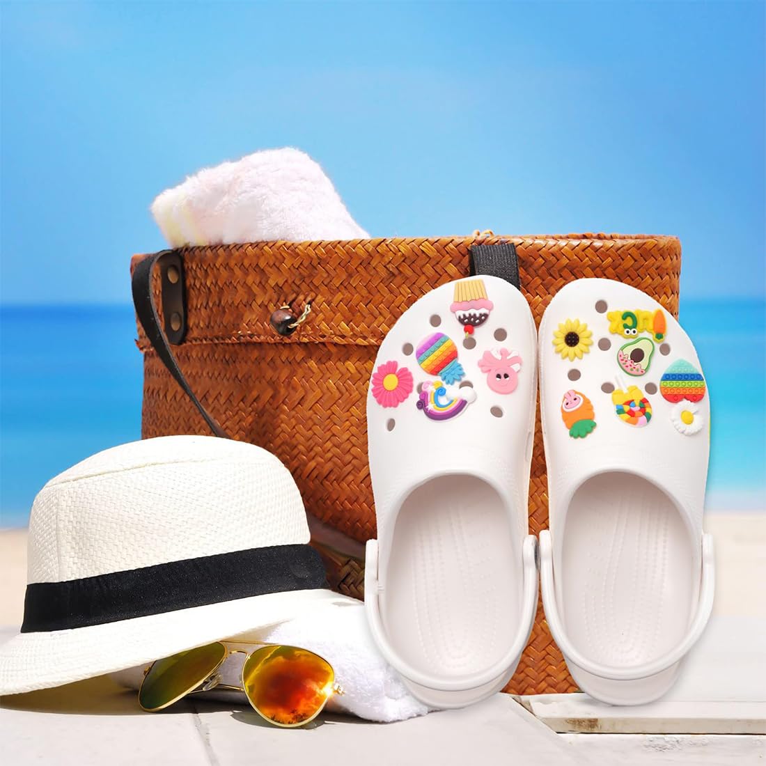 JEYORZY 30 Piezas Shoe Charms, Accesorios Decorativos para Zapatos, Pins para Regalos de Niños Fiesta Cumpleaños