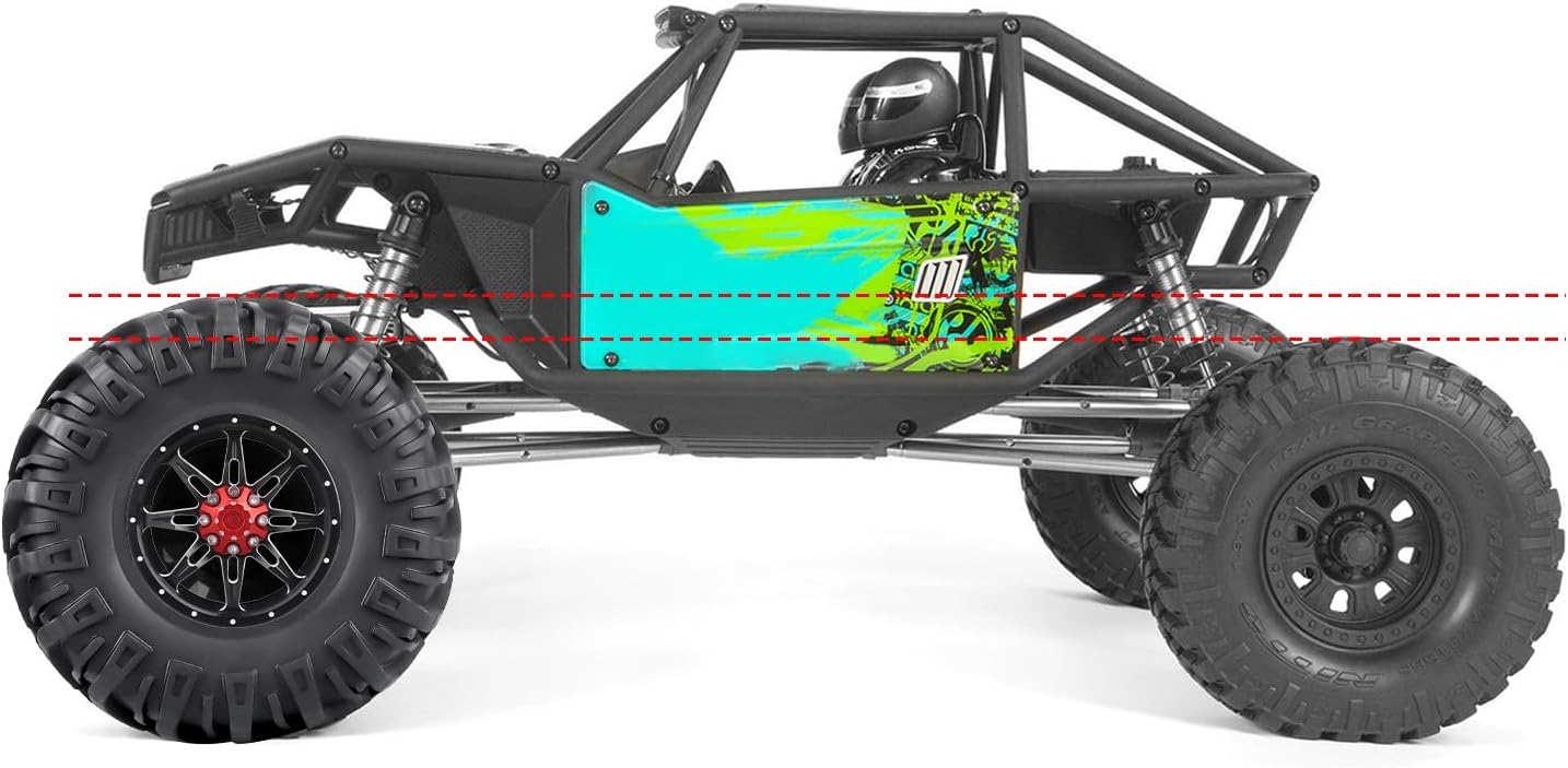 2.2 Crawler Tires with Foam for 1/10 RC Rock Crawler Traxxas TRX4 Axial SCX10 II III AX10 Wraith D90 Redcat Gen 8 (4pcs)