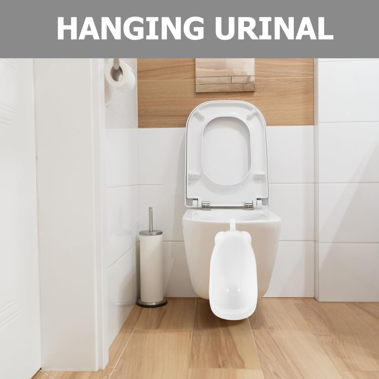 Potty Trainer: Boy Urinal Potty Toddler Training Urinal Portable for Boys Baby Potties for Height Anti-Splash Easy Clean Training Bedrooms and Beyond for Child, Kids,White Easy to Clean PP Material